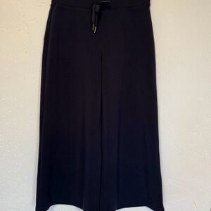 SPANX Air Essentials Navy Wide Leg  Ankle/Cropped Pants, Petite 1X NWT